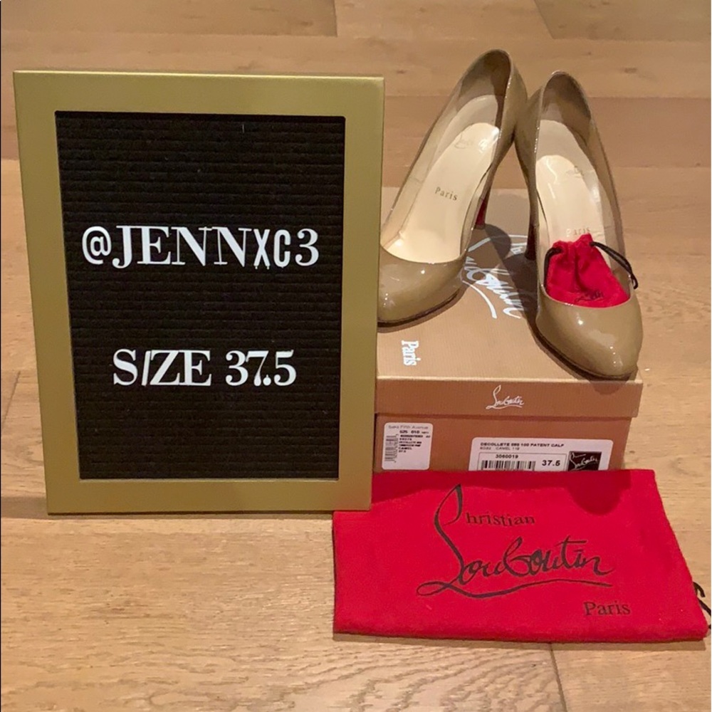 Christian Louboutin Décolleté 868 Pump || Camel - Picture 2 of 8